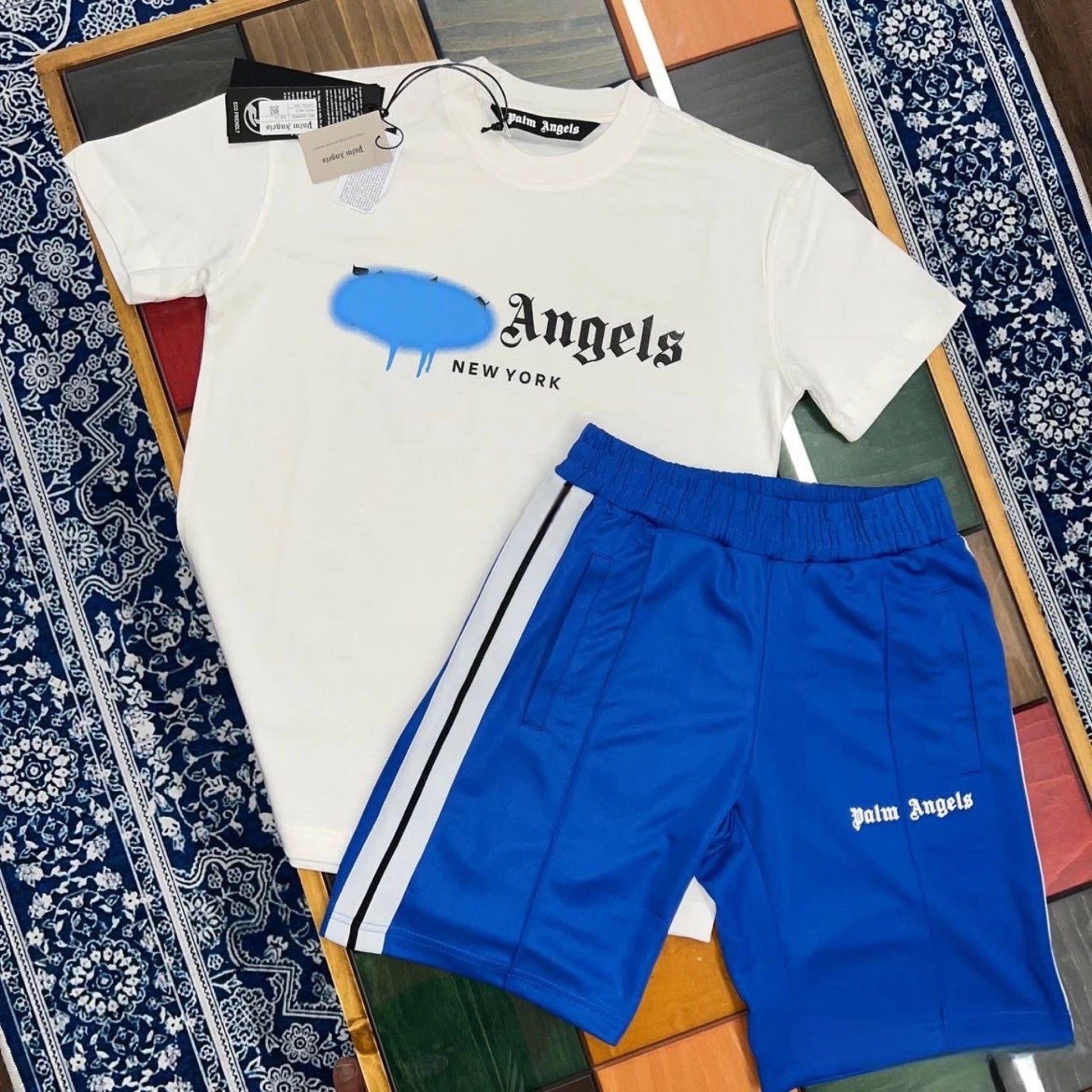 PA set white/blue