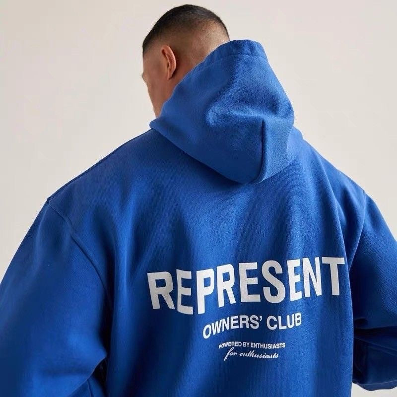 Club blue hoodie