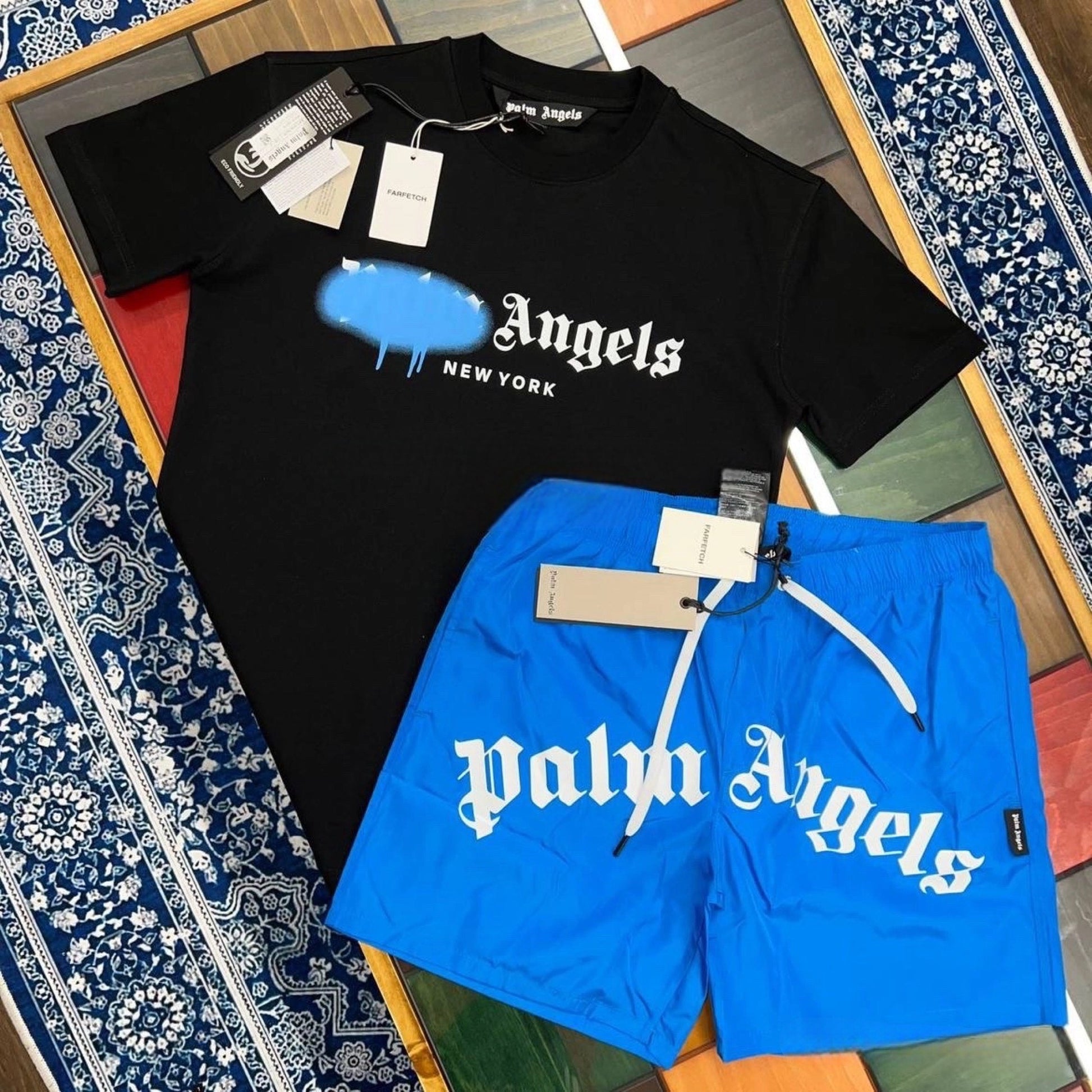 PA set black/blue